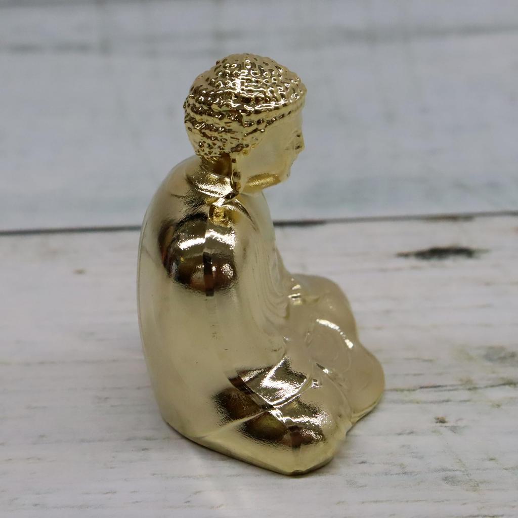 Japanese Souvenir Great Buddha inches cm in Made in Japan Statue, 1.6 (5.1 length), Gold,