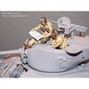 Tamiya 1/35 Military Miniature Series No. 347 U.S. Army Tank Crew Set, European Front, Plastic Model Kit 35347