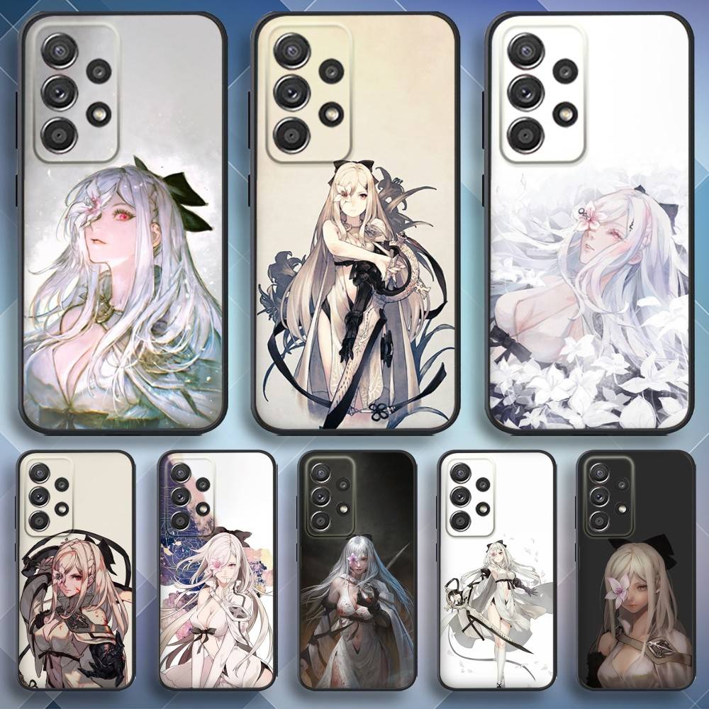 D-Drakengard Game Zero Phone Case For Samsung S 25,24,23,22,30,21,10,9,Ultra,Plus,Lite,FE,4,5 G Soft Black Case