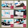 1:50 Sweeper Alloy Cars Toys Diecast Model Doors Opened Garbage Sanitation Truck Light Music Miniature Vehicle Child Adult Gifts
