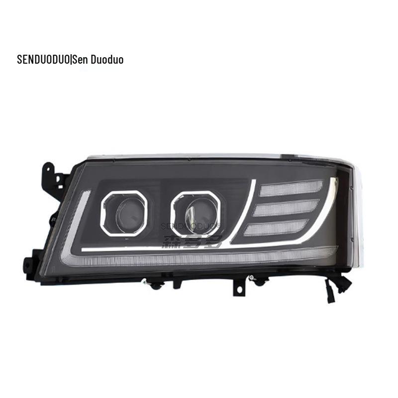 Dual-Lens LED Laser Front Headlights for Toyota Coaster, JAC Bosston, Jinlv, and Jiangling