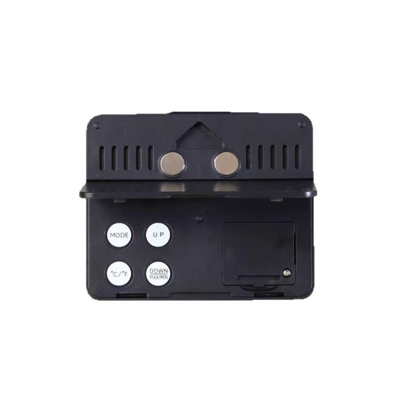 Alarm Clock with Humidities Date Digital Clock Large Display Battery Operated Desk Clocks for Bedroom,Livingroom,Office