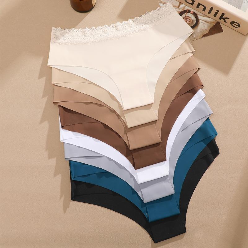 1 יחידה הלבשה תחתונה לנשים במידה גדולה, תחרה, ללא תפרים, מכסה את כל הירך, אופנתית, נושמת, מתייבשת במהירות, הלבשה תחתונה לנשים, איכותית, חמודה