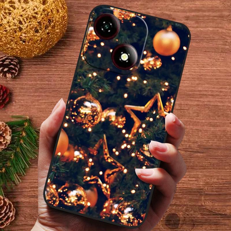 Świąteczne Malowane Etui Dla ZTE Blade A35e A35 A55 A75 4G Nubia Focus Pro 5G Etui Silikonowe Miękkie Fundas Pokrowiec na Telefon A35 e A 55