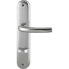 Hoppe Tokyo Handle -ndash; On Long Plate Lockset Distance, for Door Thickness, 1 Piece, - 2947425