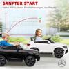 Elektroauto für Kinder, 12V Kinderauto mit Fernbedienung, LED-Lichter, Musik, 3 Geschwindigkeiten, 3-6 Jahre, Schwarz