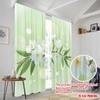 2pcs,2D Plane Printing Print Curtains Blossom Breeze Versatile Fabric (without Rod) Versatile All for Bedroom & Living Room,