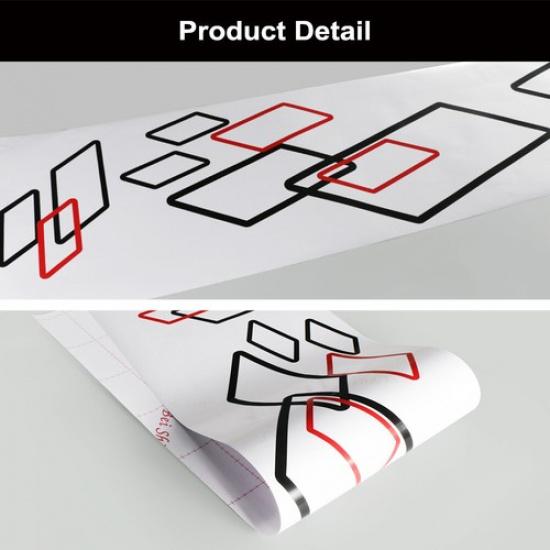 Geometric Graphics Vinyl Decals Car Both Sides Body Sticker DIY Decor Waterproof