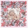 130cm*130cm High Quality Large Square Scarves Shawls Luxury Brand Bohemian Flowers and Birds Twill Silk Scarf For Women Headband