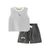 Minibala Boys' Moisture-Wicking Vest & Shorts Set