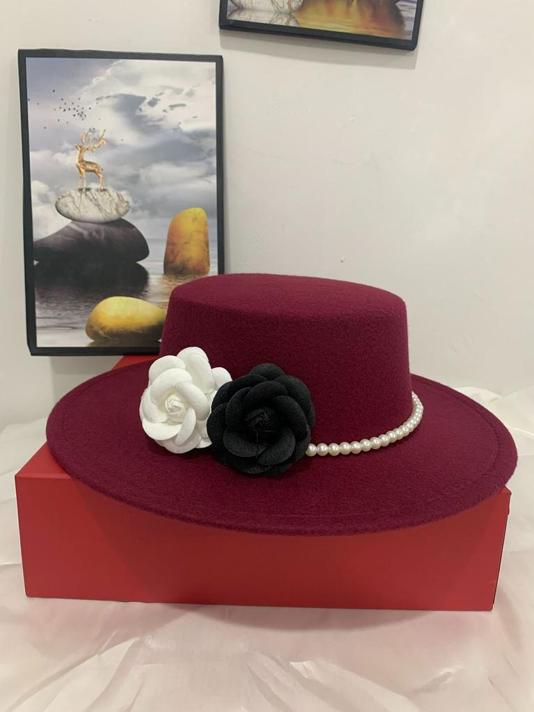 French Hepburn Style Elegant Retro British Celebrity Banquet Dress Stage Studio Temperament Modeling Top Hat Self-operated