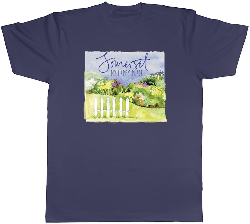 Somerset West Country Unisexs TShirt My Happy Place Tee Gift