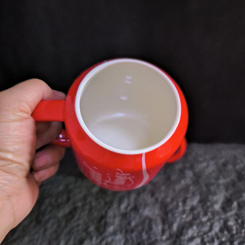 400ml Lovers Coke Cans Water Mug with Straw Lid Ceramic Believe Mugs Coffee Cups Student Couple Drinking Cup Best for Birthday