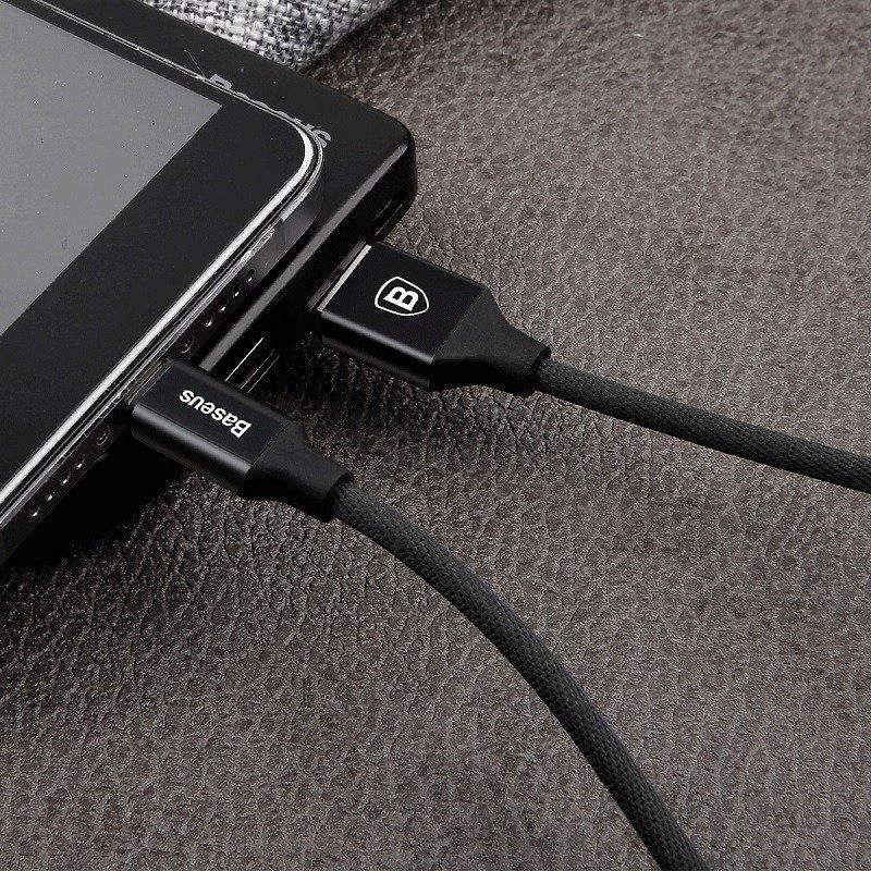 Kabel Usb Do Micro Usb Baseus Yiven 1.5M 2A - Czarny