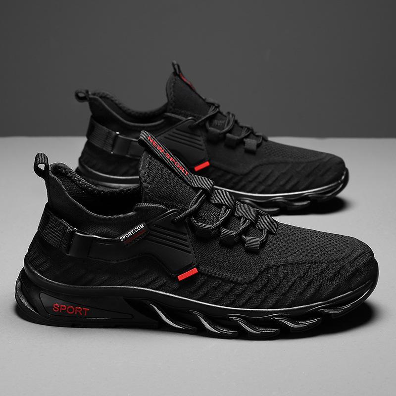 Fashion Men Sneakers Mesh Casual Shoes Lac-up Men Shoes Lightweight Vulcanize Shoes Walking Sneakers Zapatillas Hombre