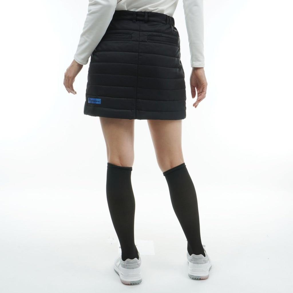 Champion Golf Script Logo Women's Skirt, CW-YG206, Black, Stretch, Warm, Water-Repellent, Windproof,
