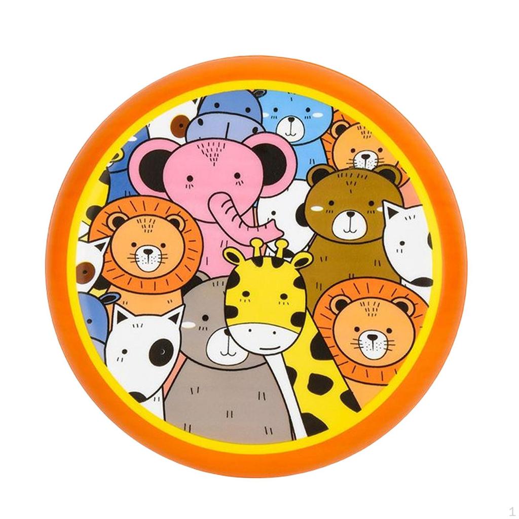 Cartoon Flying Dsaucer Hand Toss Team Game Spur Disc Outdoor Flyer Toy for Park Backyard Camping