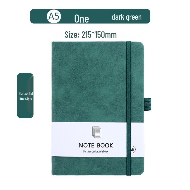 A7 Taschenformat Tragbares Hautgefühl Notizbuch - A5 Schülerkalender & Mini Besprechungsplaner mit Band