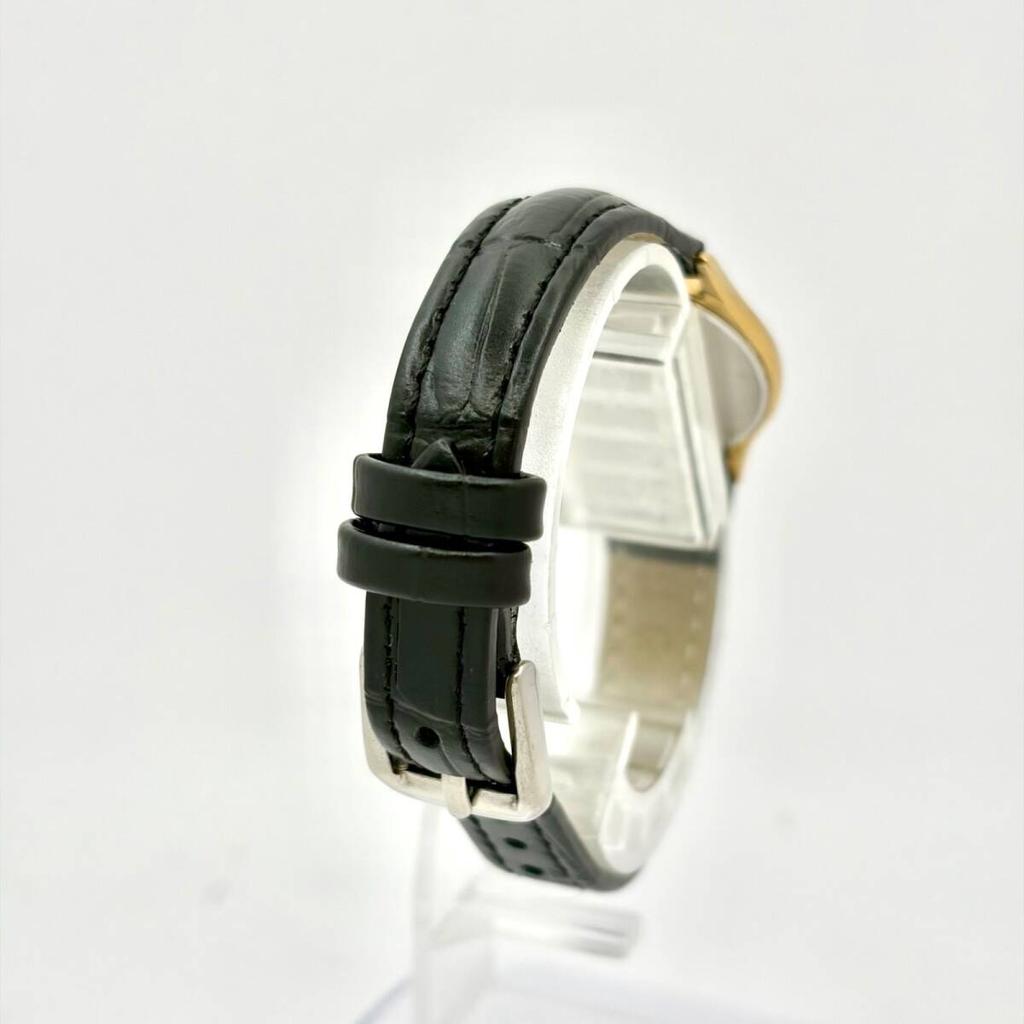 SEIKO Exceline Watch Gold 170067 New Strap New Battery Ladies' 8420-0040