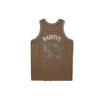 Li-Ning Anti-Wu Jiangzuo Style Printed Basketball Tank Top Men Tops Brown AAYR441-2