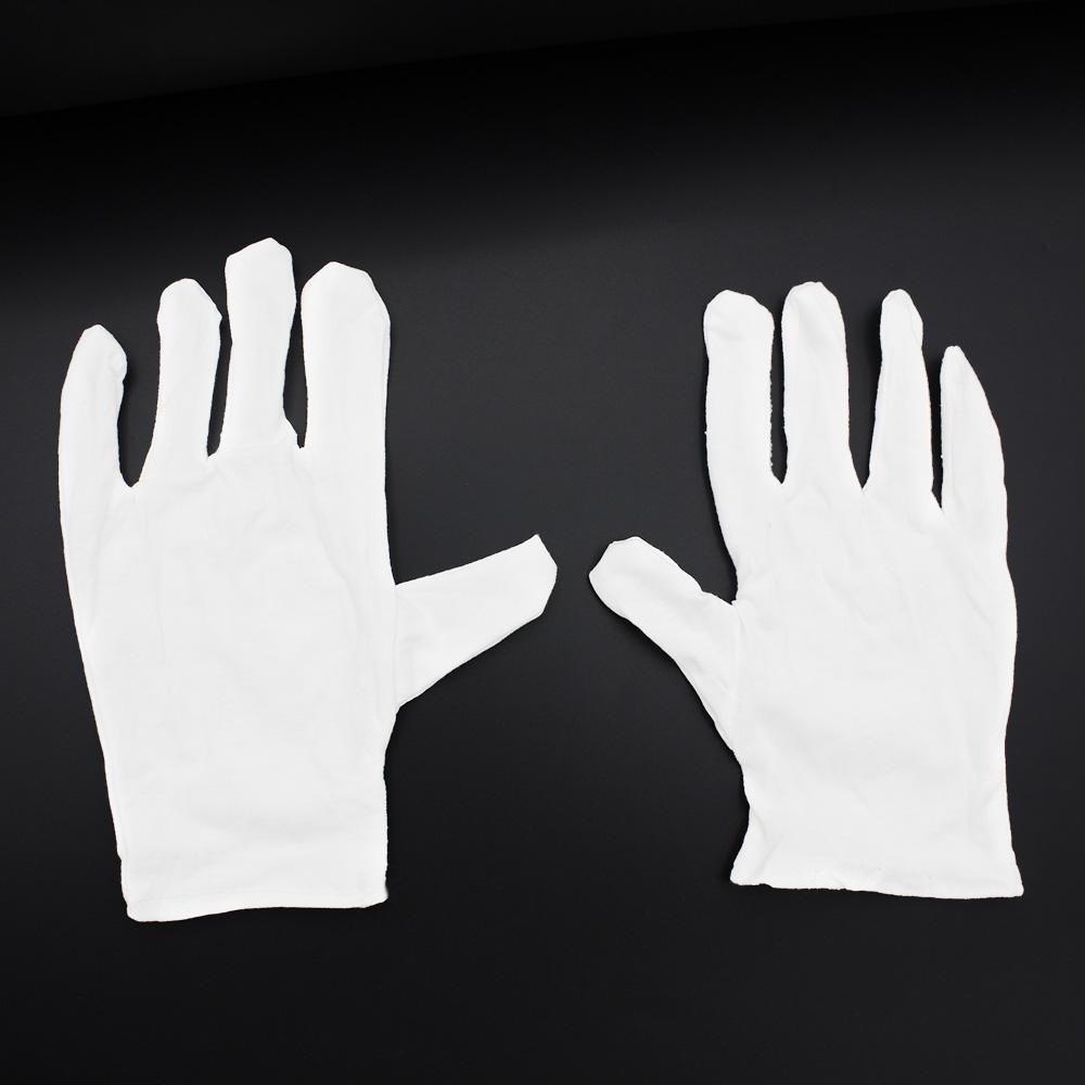 M MBAT 1 Pair Musical Instrument Gloves White Soft Spandex Profession Gloves Maintenance Tools Sax Inspection Parts Accessories