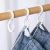 8pcs Multifunctional Hanging Hooks Plastic Kitchen Hanger Organizer S Shaped Hook  Closet