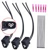 3 Piece of Ignition Coil Connector Plug Harness Pigtail with Wires HGHS-010 Replacement for Toyota Chaser Supra Soarer Verossa Crown Aristo Lexus