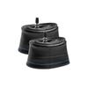 PaoWin 2-Pack, 2.25-17 Tube, Thick Wall, Sturdy, TR4 Valve, 2.50-17 Tube, 2.25/2.50-17 70/100-17 Tire Tube, Applicable to 2.25-17 2.50-17 70/100-17