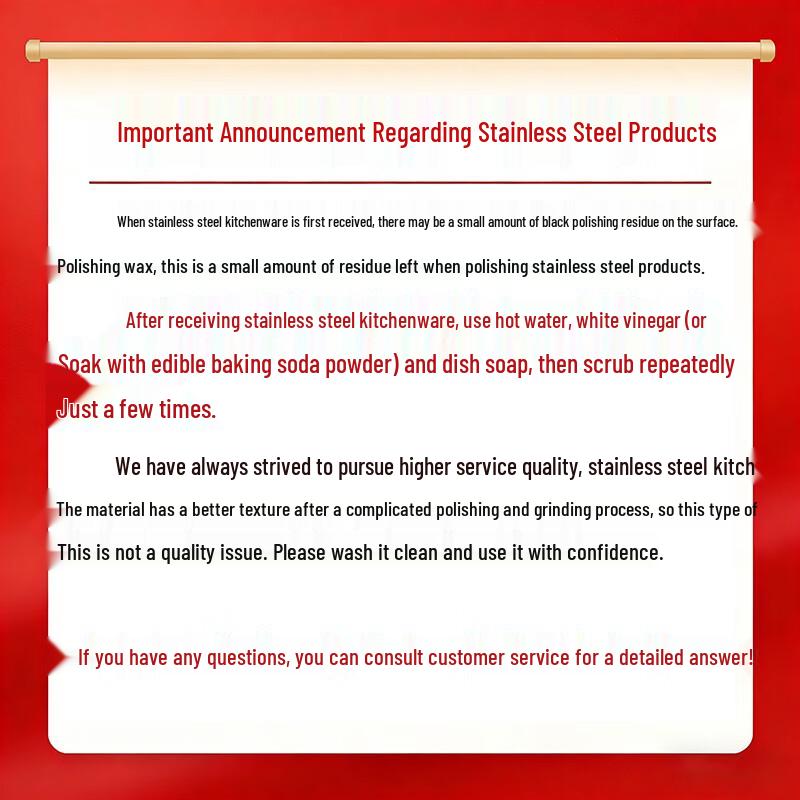 Runde Platte aus Edelstahl 304 im koreanischen Stil