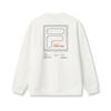 Fila Original Fashion Classic Retro Casual Versatile Loose Comfortable Simple Crew Neck Pullover Sweatshirt Men Sweatshirt White F11M549202FWT