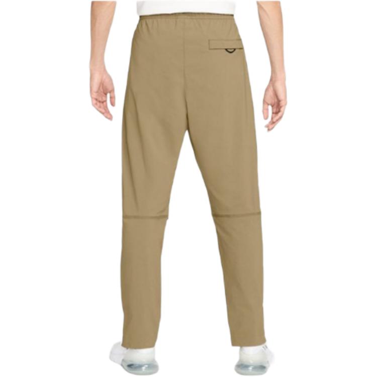 Nike Logo Drawstring Pocket Casual Pants Men Pants Light-Brown HM8242-297