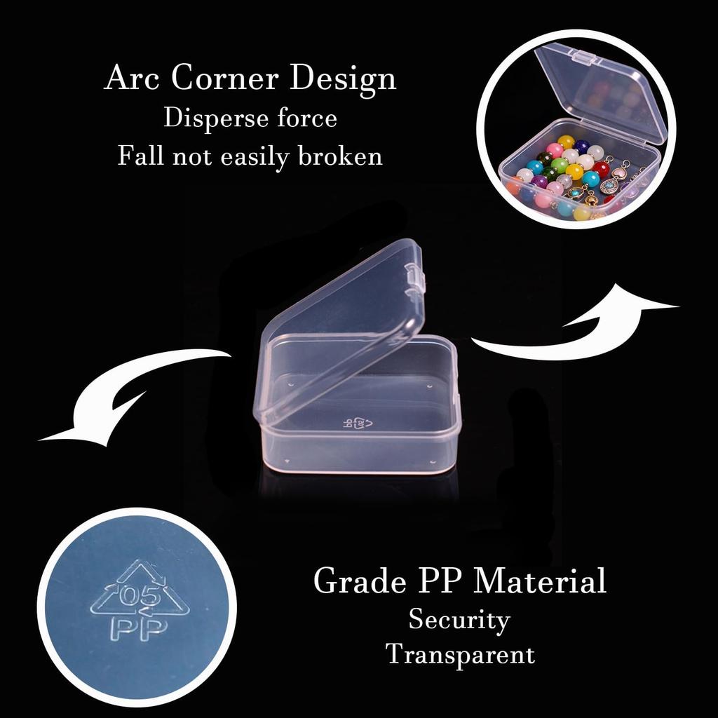Screw Holder Mini Case Organizer Plastic storage Container mini Plastic Box Practical Adjustable Compartment bead storage case