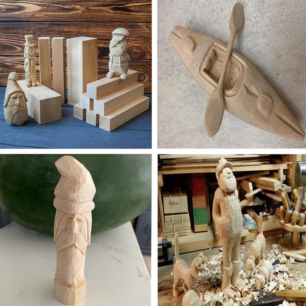 Basswood Carving Blocks Whittling Wood Carving Blocks Basswood Carving Whittling Kit Wood Blocks Carving Whittling Art Supplies