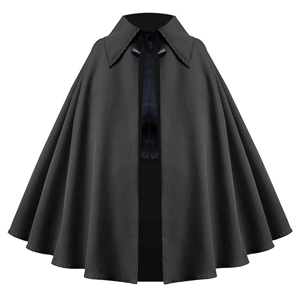 Short Cape Cosplay Set Multicolor Retro Lapel Shawl Halloween Comic Con Role Play Costume