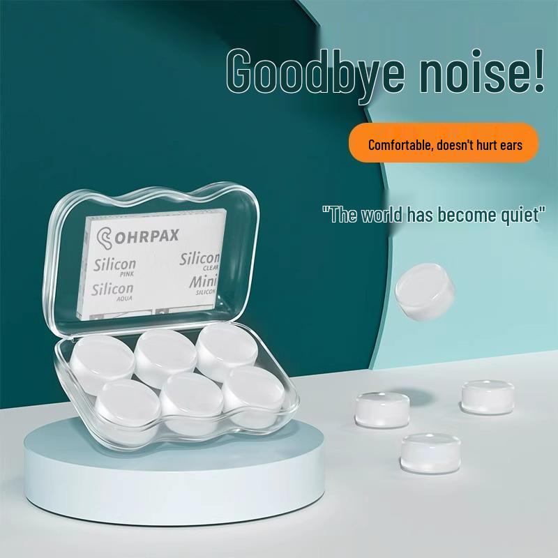 Bouchons d'oreille en silicone allemand 0.01: Anti-Bruit, Insonorisé pour le Sommeil & Dortoir