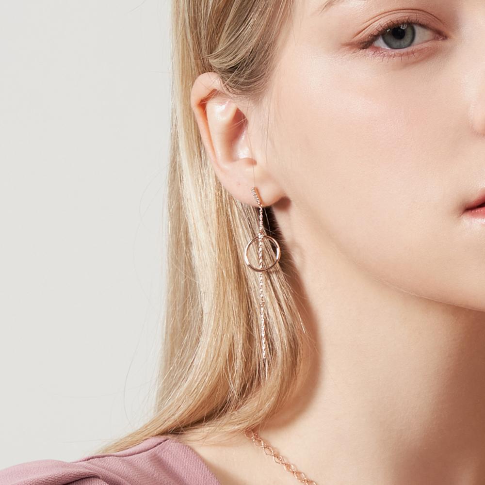 Monograph Bonita Earrings Mger0262 14K Gold Plated