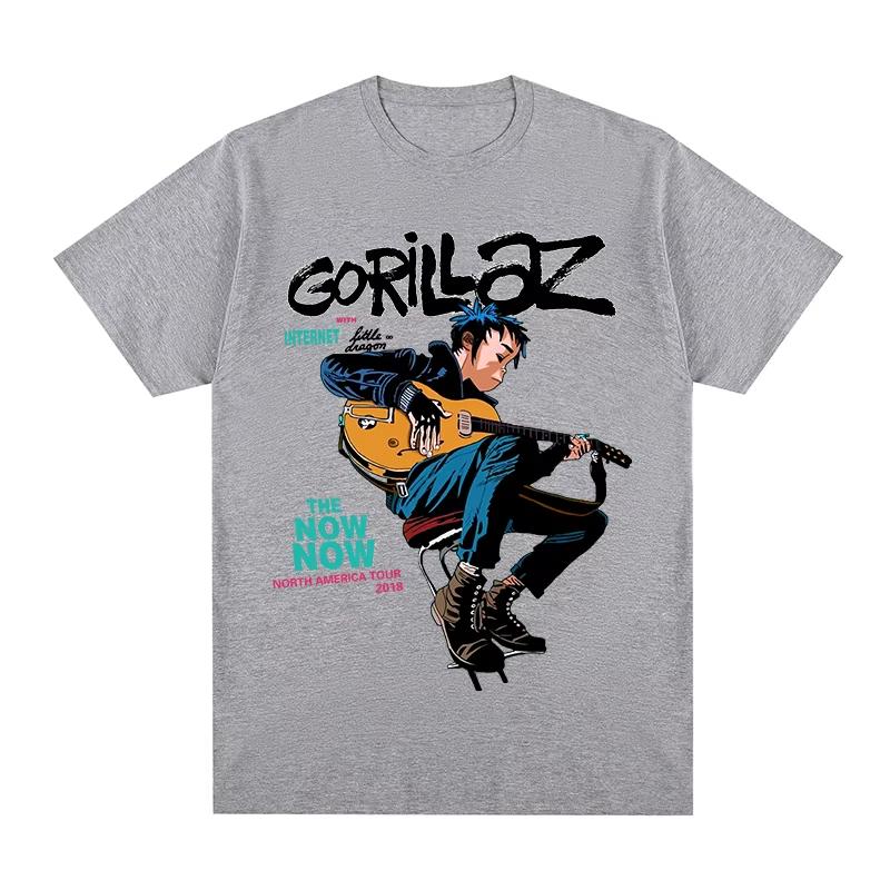 Men's & Women's New Y2K‑Style Vintage T‑Shirt with Gorillaz Geep Logo Hip‑Hop Punk Rock Band Graphic Print Women And Men T-shirt