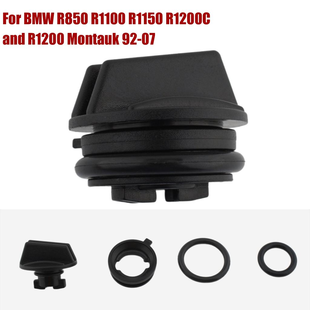 Oil Tank Cap and O-Ring for BMW R1150RT R1150GS R850R R1100GS R1150 A61 Black