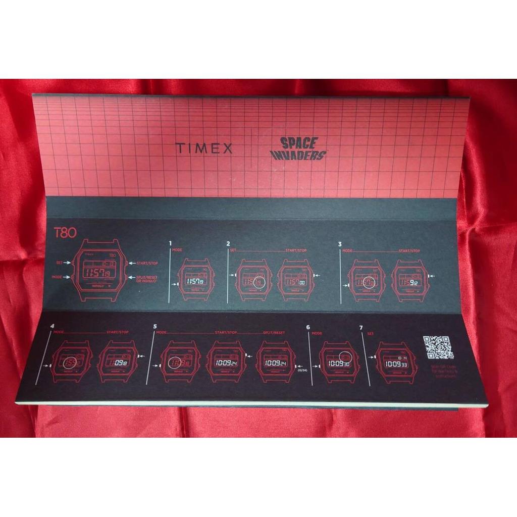 Used [Free Shipping] Watch TIMEX SPACE INVADERS Space Invaders [Shipped by Japan Post]