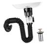 Sink Drain Pipe Expandable Flexible Odorless Leakage Proof Universal Basin Drainage Pipe for Bathroom Kitchen