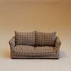 Smooth cotton Tiny Sofa Model For 1 12 Model house Displays Detachable For Realistic Home Trim