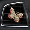 Bling Butterfly Car Accessories, Cute Car Air Freshener, Cars Interior Decoration Charm, Rhinestone Cars Air Vent Clip, Decor