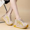 Autumn New Mesh Platform Women's Shoes Explosive Version of Casual Fashion Versatile Height-increasing Retro Women's Shoes