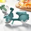 Motorcycle Pizza Wheel Cutter, Creative Bicycle Plastic Pizza Knife,Kitchen Gadgets Perfect For Slicing And Serving Pizza