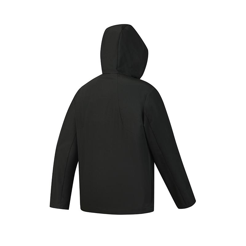 FILA Fitness Removable Three-In-One Simple Personality Sports Casual Training Versatile Comfortable Warm Hooded Two-Piece Jacket A11M611715FBK