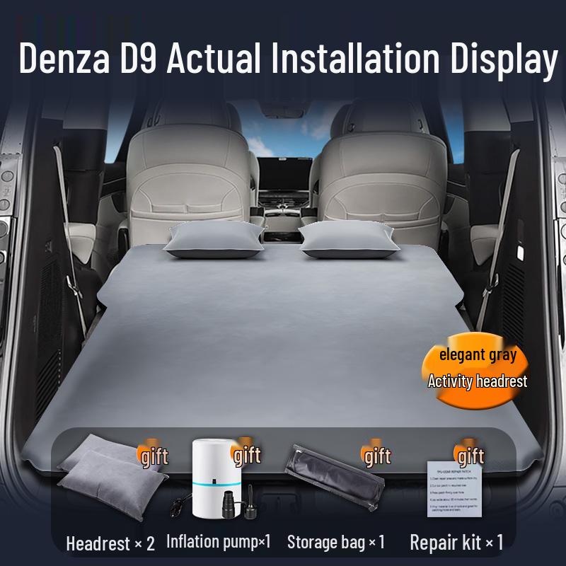 Denza D9 Auto-Bett: Automatische aufblasbare Matratze für Rücksitz & Kofferraum