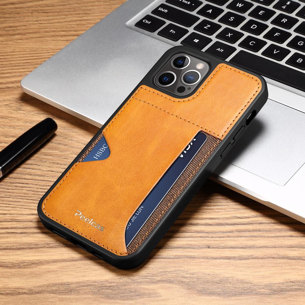 Drop Protection Card Holder Leather Case For Iphone 14 Pro Max 13 Pro 11 12 Anti -Knock Cell Phone Bag For Iphone 14 Plus