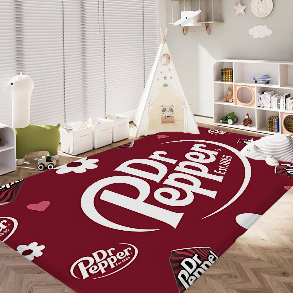 D-Dr Pepper Hal Tapijt Wasbaar Antislip Woonkamer Bank Stoelen Vloerkleed Keuken Deurmat Vloerkleed 50x80 cm