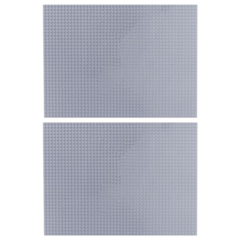 2Pcs 48*64 Dots Base Plate Construction Bricks Wall DO IT YOURSELF Base Plate Classical Blocks Playthings Ideal For Kids Works With Construction Block