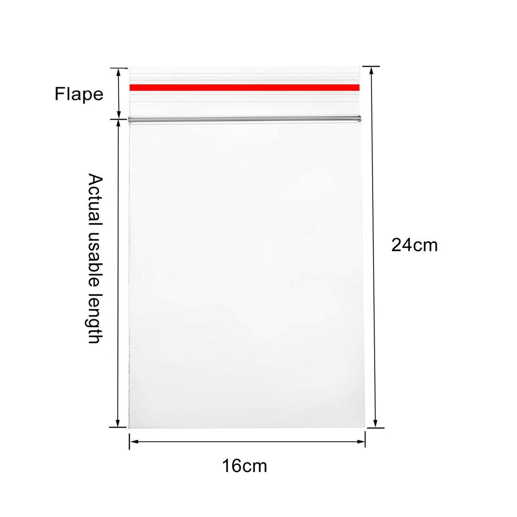 Sacchetti Richiudibili Con Cerniera 8x12 Cm - 40 Micron, Con Foro Per Appendere, Adatti Per Alimenti E Congelamento